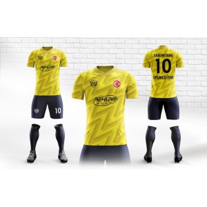 Dijital Baskı Erkek Futbol Forma - 197